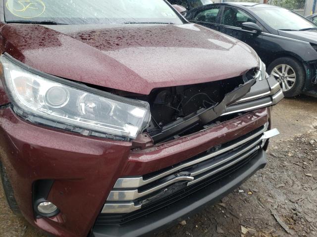 Photo 9 from auction – 2017 TOYOTA HIGHLANDER with VIN 5TDDZRFH7HS358634