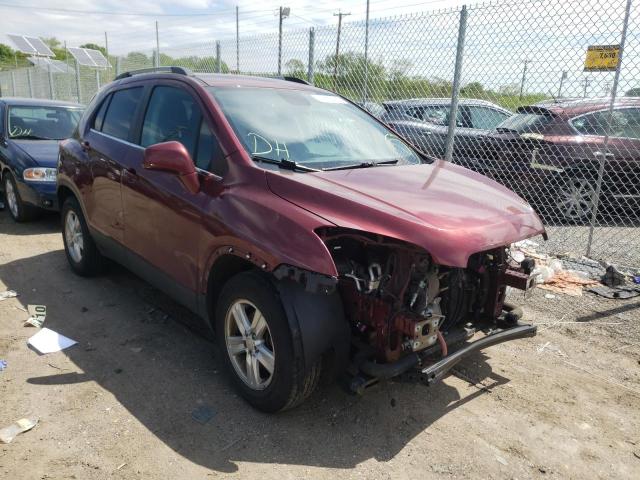 CHEVROLET TRAX 1LT 2016 with VIN 3GNCJLSB9GL128459 - Photo from auction