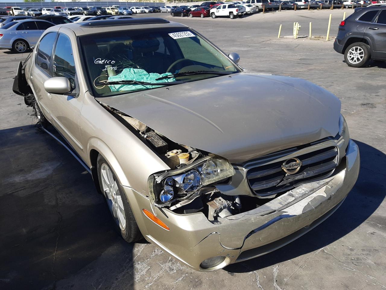 NISSAN MAXIMA GLE 2002 with VIN JN1DA31A72T317804 - Photo from auction