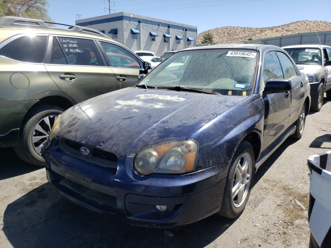 Photo 9 from auction – 2005 SUBARU IMPREZA RS with VIN JF1GD66555G505304
