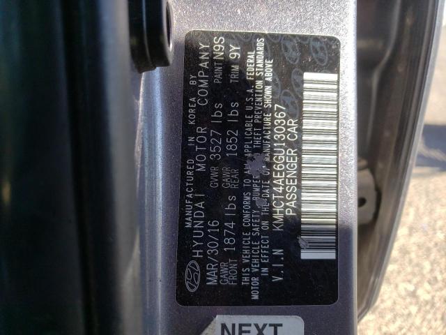 Photo 10 from auction – 2016 HYUNDAI ACCENT SE with VIN KMHCT4AE6GU130367