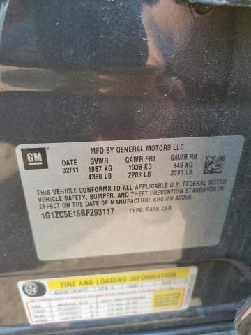 Photo 10 from auction – 2011 CHEVROLET MALIBU 1LT with VIN 1G1ZC5E16BF293117