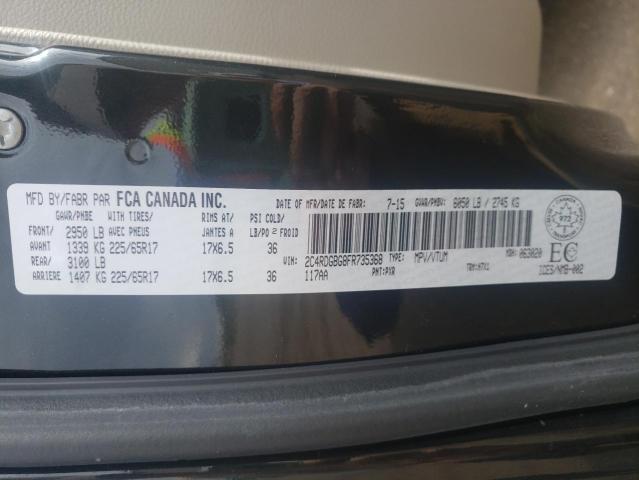 Photo 10 from auction – 2015 DODGE GRAND CARA with VIN 2C4RDGBG8FR735368