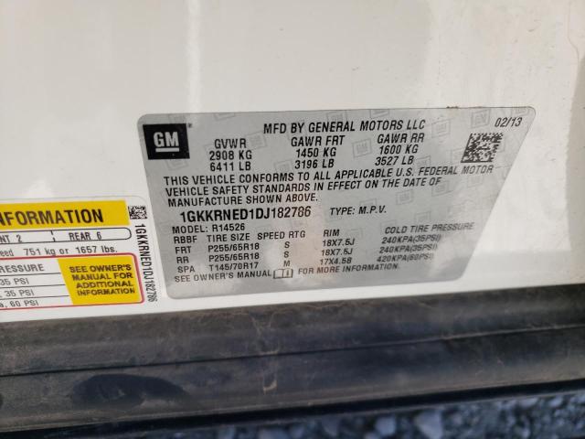 Photo 10 from auction – 2013 GMC ACADIA SLE with VIN 1GKKRNED1DJ182786