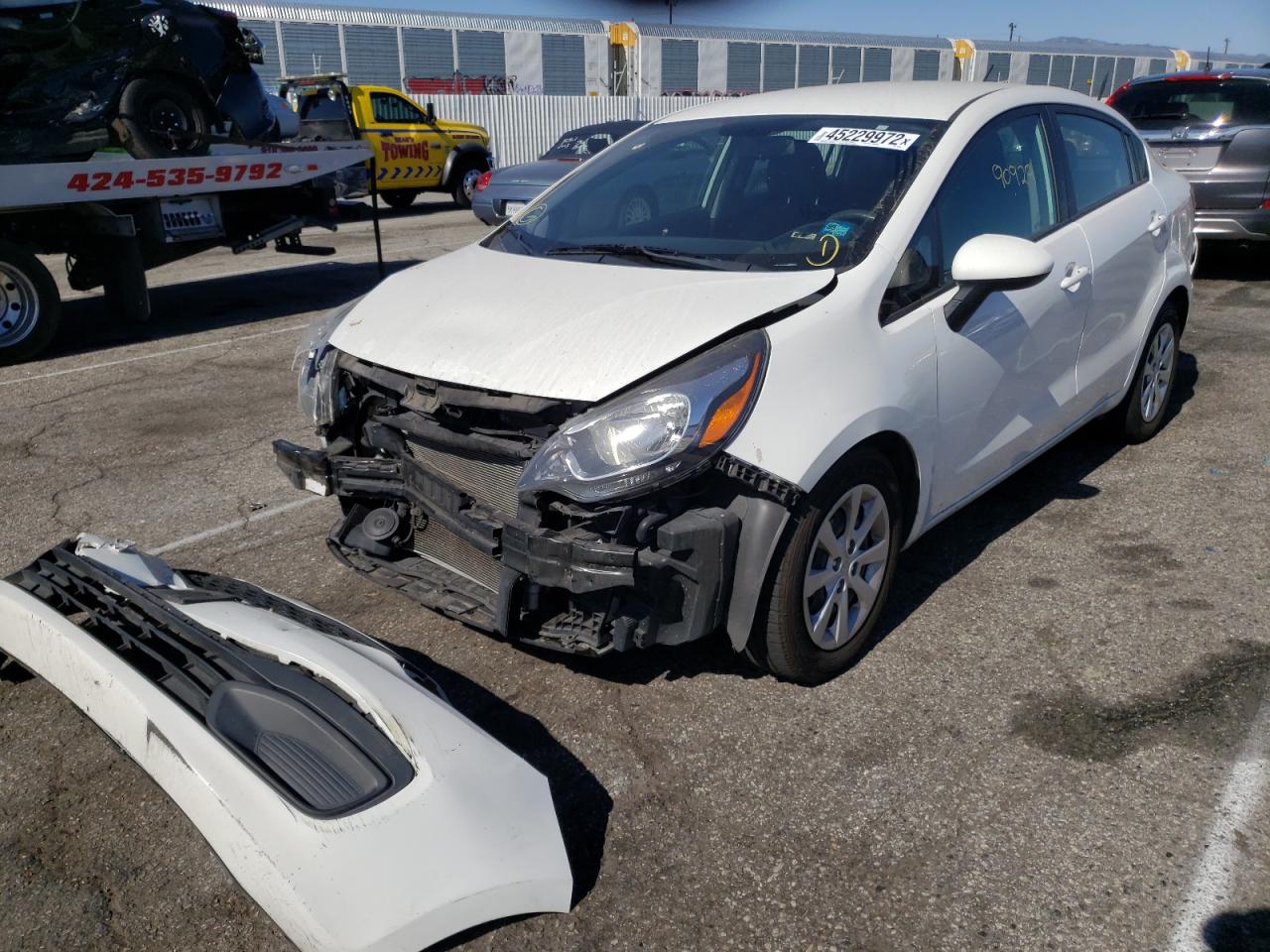 Photo 2 from auction – 2014 KIA RIO LX with VIN KNADM4A34E6333552