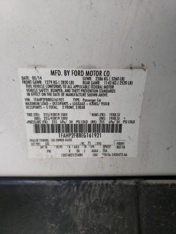 Photo 10 from auction – 2014 FORD TAURUS LIM with VIN 1FAHP2F88EG161921