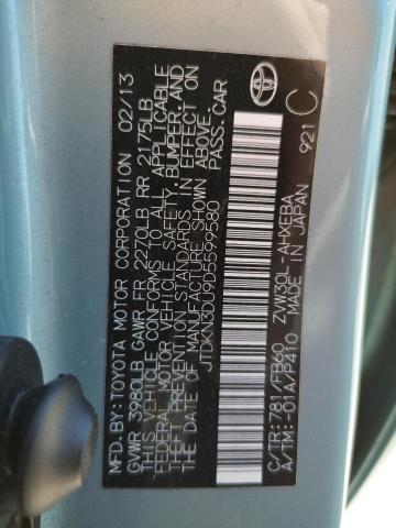 Photo 10 from auction – 2013 TOYOTA PRIUS with VIN JTDKN3DU9D5599580