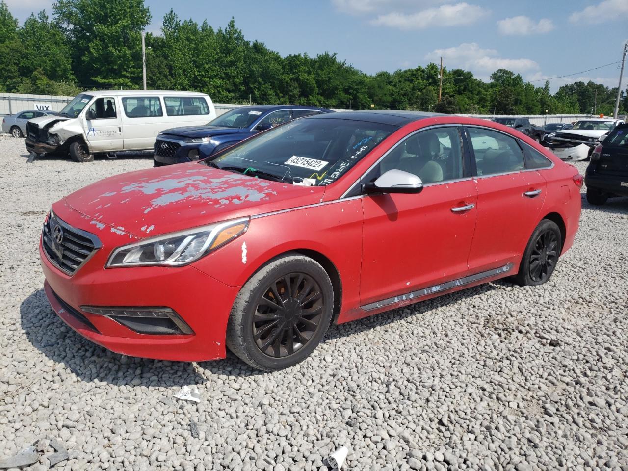Photo 2 from auction – 2015 HYUNDAI SONATA SPO with VIN 5NPE34AF4FH152608