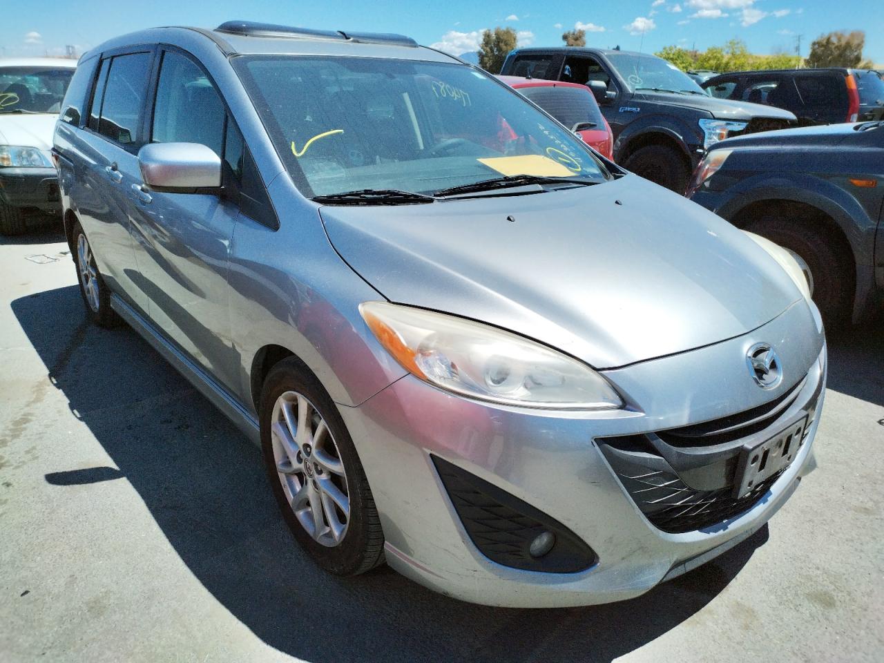MAZDA 5 2012 with VIN JM1CW2CL6C0127577 - Photo from auction