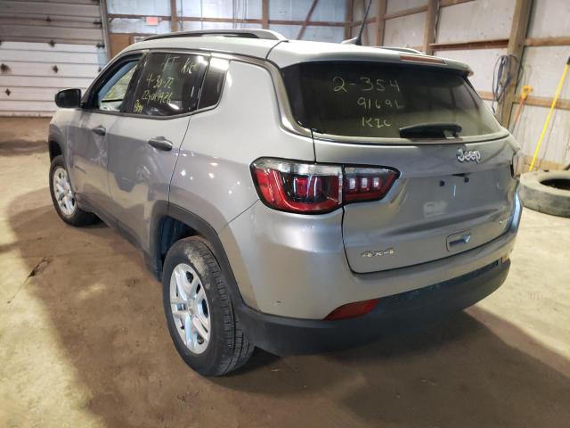 Photo 3 from auction – 2021 JEEP COMPASS with VIN 3C4NJDAB9MT591691