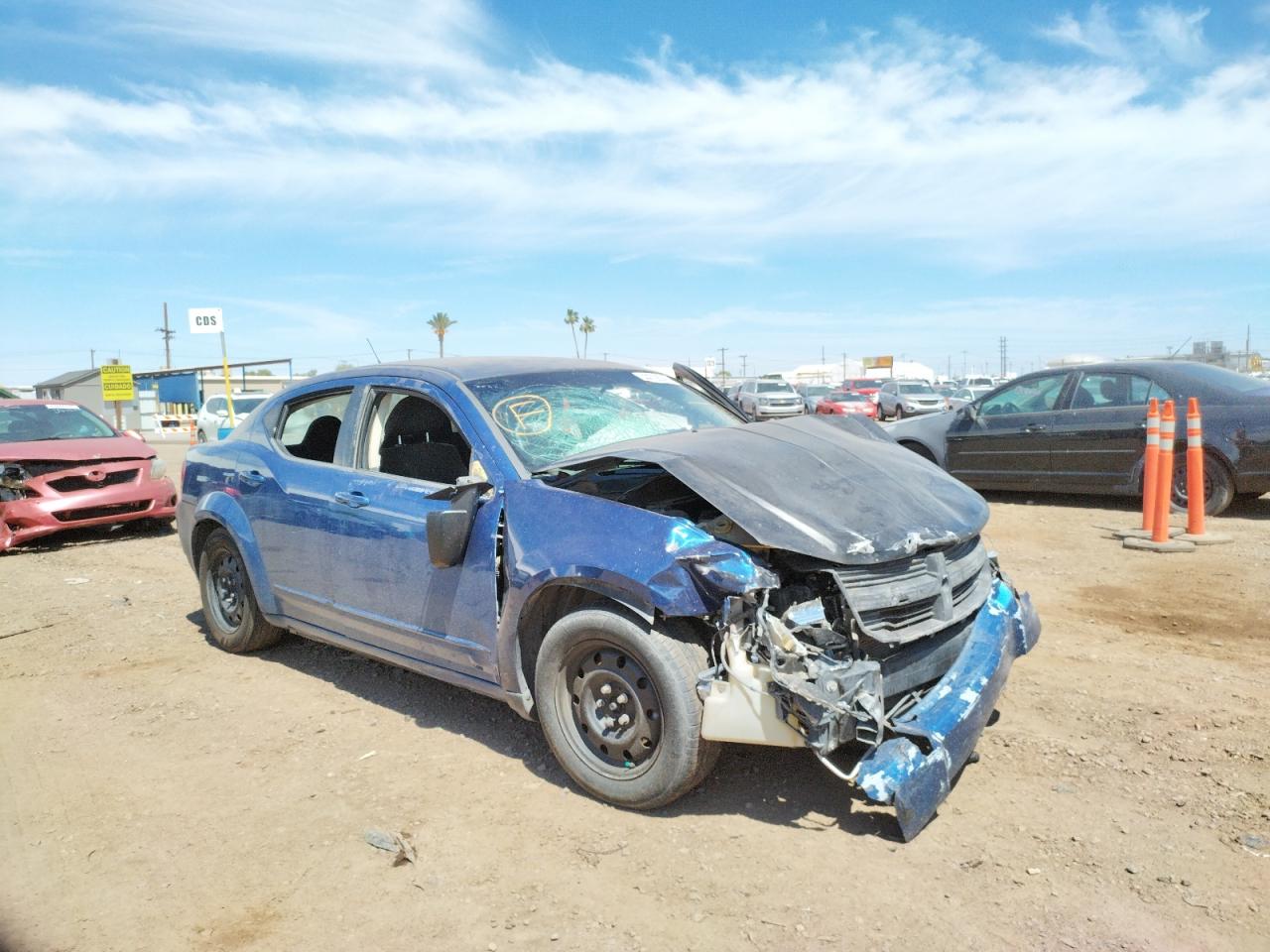 DODGE AVENGER SE 2009 with VIN 1B3LC46B29N566053 - Photo from auction