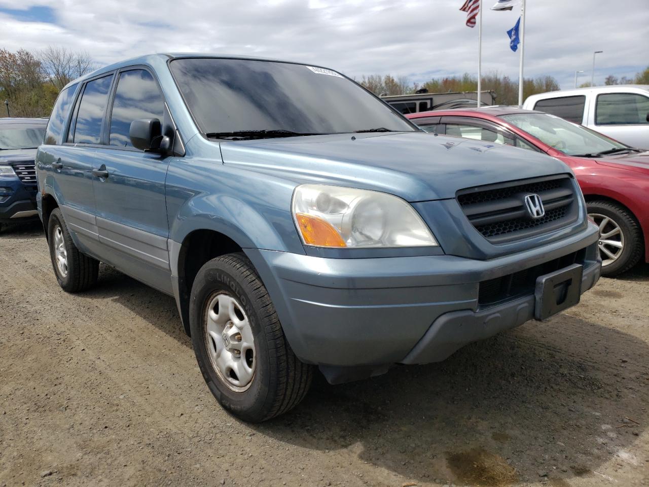 HONDA PILOT LX 2005 with VIN 2HKYF18125H501860 - Photo from auction