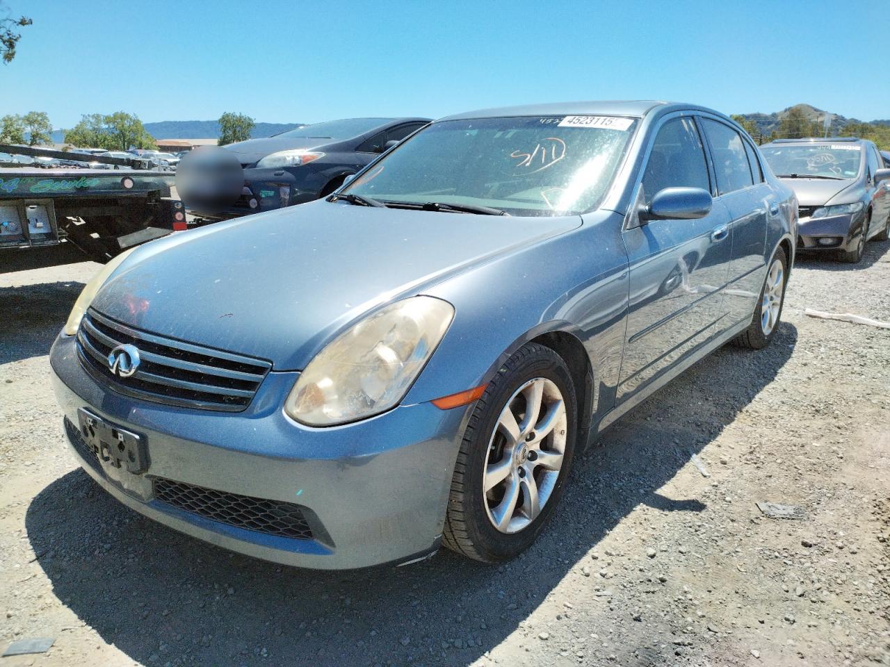 Photo 2 from auction – 2005 INFINITI G35 with VIN JNKCV51E55M210212