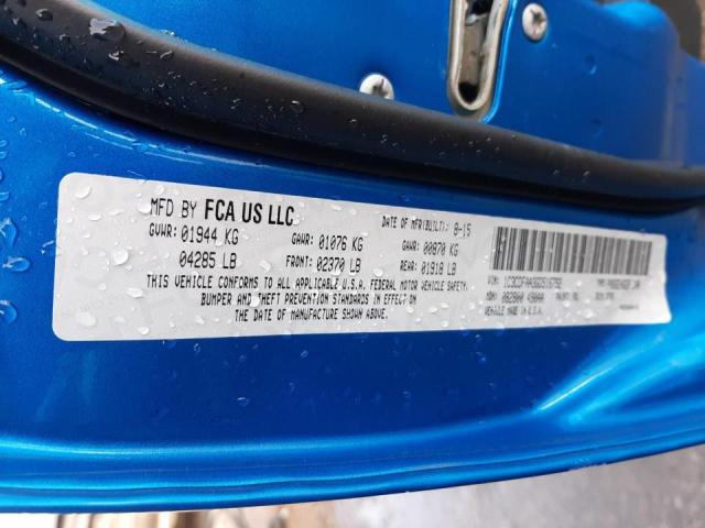 Photo 10 from auction – 2016 DODGE DART SE with VIN 1C3CDFAA3GD516792