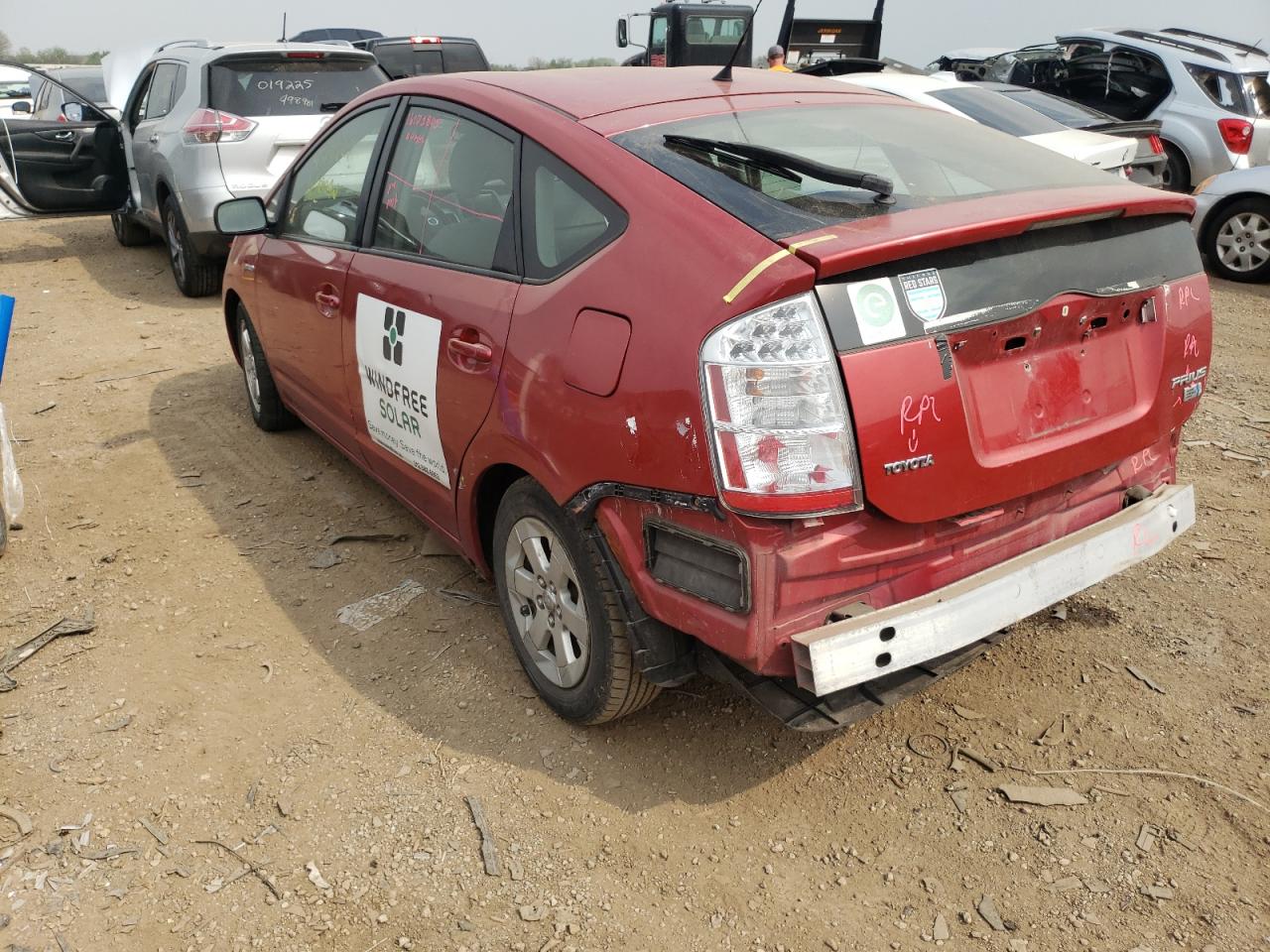Photo 3 from auction – 2008 TOYOTA PRIUS with VIN JTDKB20UX83418545