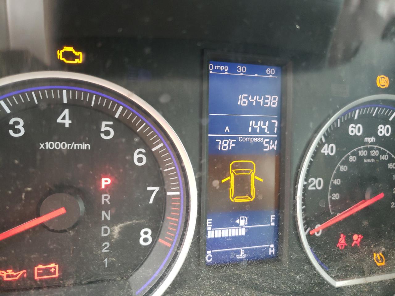Photo 12 from auction – 2011 HONDA CR-V EXL with VIN 5J6RE4H72BL013670