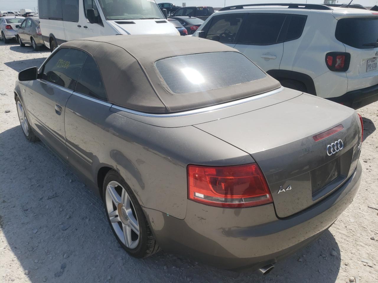 Photo 3 from auction – 2007 AUDI A4 2.0T CA with VIN WAUAF48H37K033090