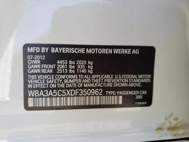 Photo 10 from auction – 2013 BMW 328 I with VIN WBA3A5C5XDF350962