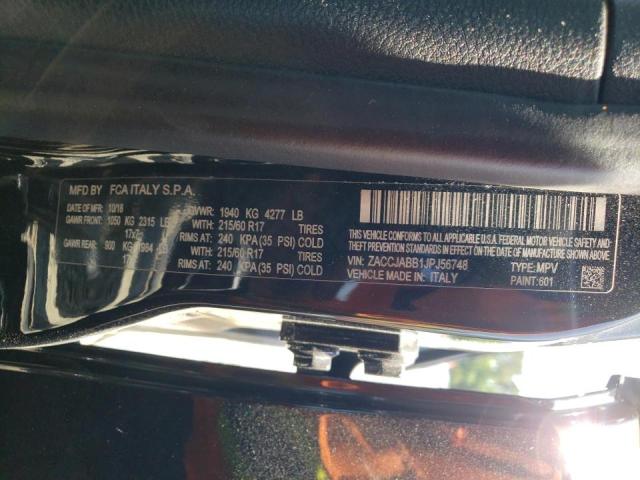 Photo 10 from auction – 2018 JEEP RENEGADE L with VIN ZACCJABB1JPJ56748