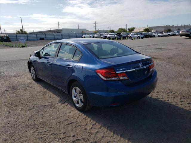 Photo 3 from auction – 2013 HONDA CIVIC LX with VIN 19XFB2F5XDE099992