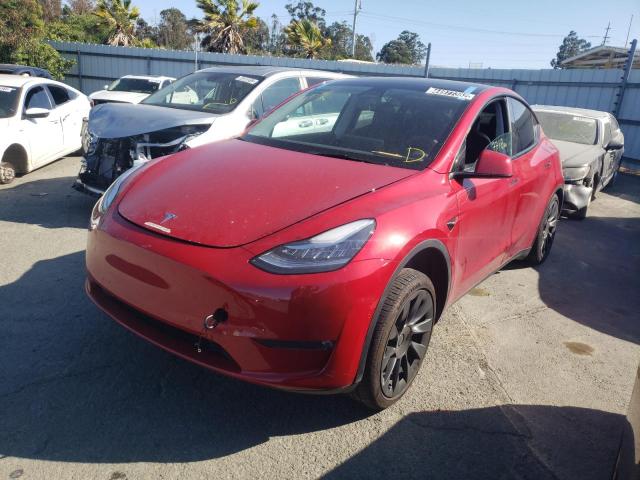 Photo 2 from auction – 2021 TESLA MODEL Y with VIN 5YJYGAEE5MF223179