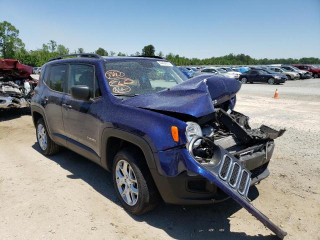 JEEP RENEGADE S 2018 with VIN ZACCJBAB7JPJ32073 - Photo from auction