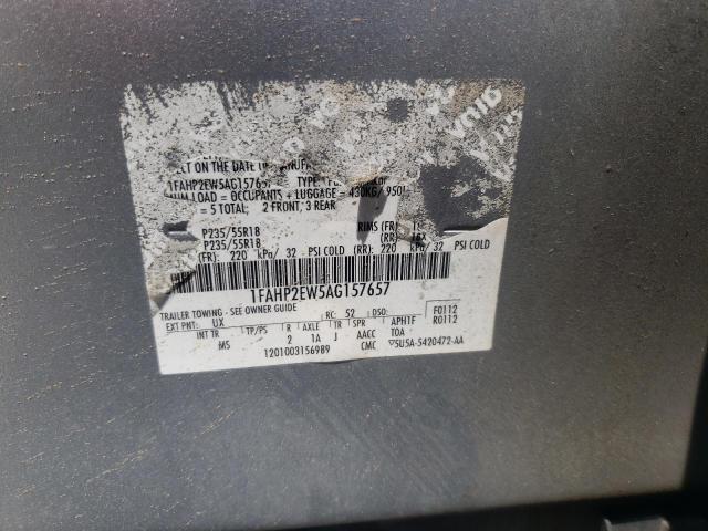 Photo 10 from auction – 2010 FORD TAURUS SEL with VIN 1FAHP2EW5AG157657