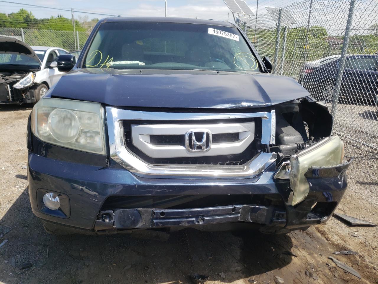 Photo 9 from auction – 2011 HONDA PILOT EX with VIN 5FNYF4H42BB032078