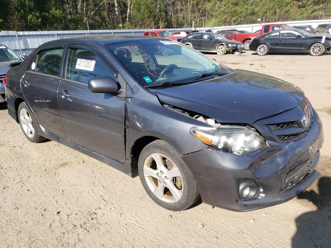 TOYOTA COROLLA BA 2012 with VIN 2T1BU4EE5CC907684 - Photo from auction