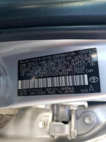 Photo 10 from auction – 2014 TOYOTA YARIS with VIN JTDKTUD37ED578754