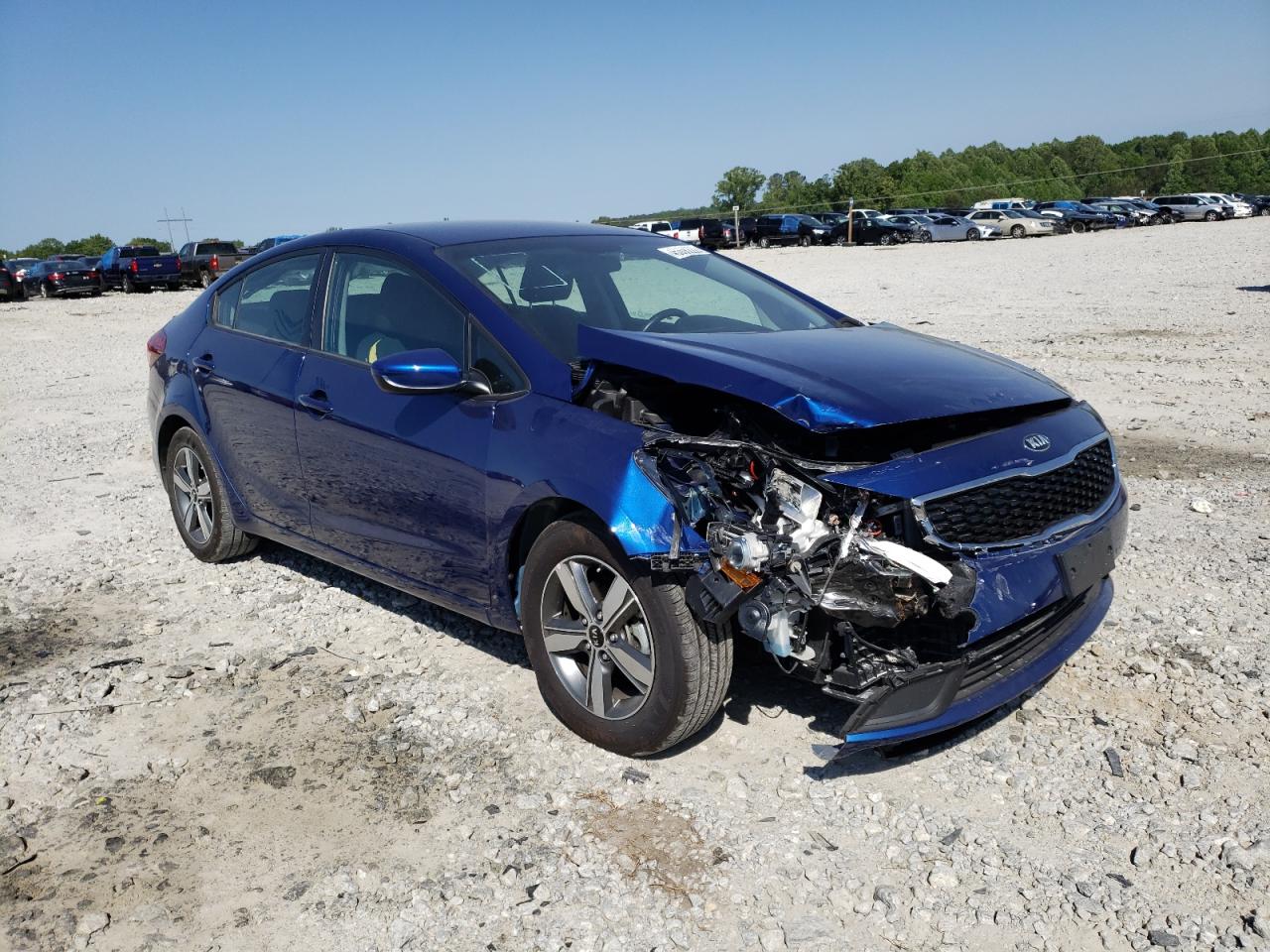 KIA FORTE LX 2018 with VIN 3KPFL4A70JE189018 - Photo from auction