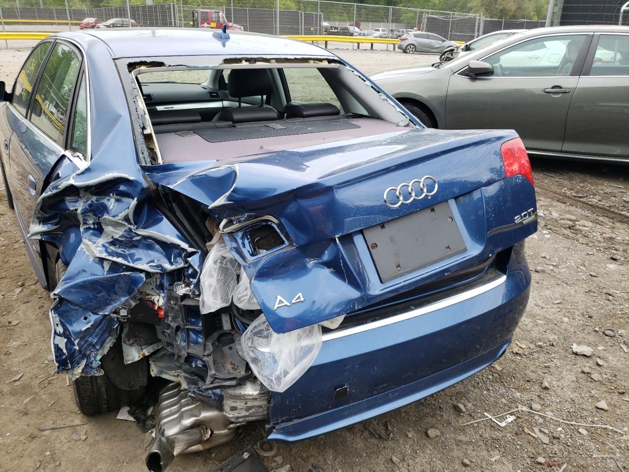 Photo 9 from auction – 2007 AUDI A4 S-LINE with VIN WAUEF78E57A194412