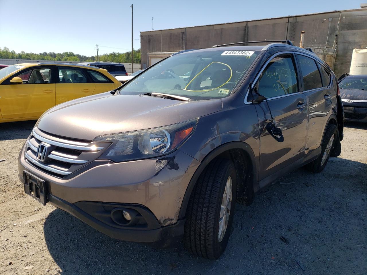 Photo 2 from auction – 2014 HONDA CR-V EXL with VIN 2HKRM4H74EH659651