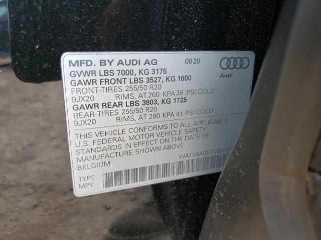 Photo 10 from auction – 2021 AUDI E-TRON SPO with VIN WA11AAGE1MB001980