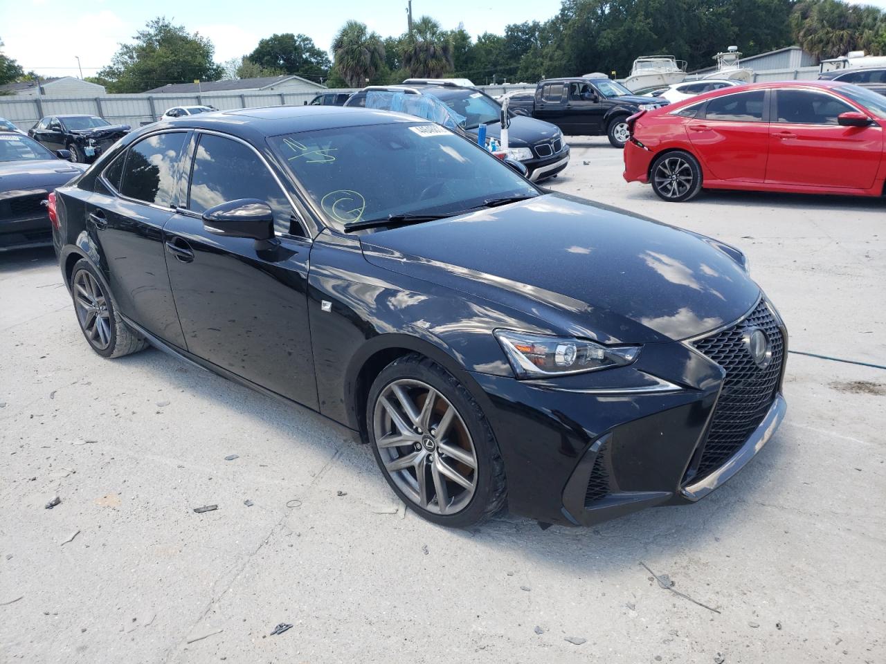 LEXUS IS 200T 2017 with VIN JTHBA1D2XH5060422 - Photo from auction