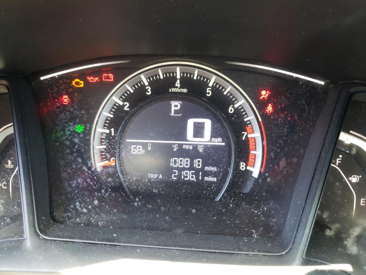 Photo 8 from auction – 2016 HONDA CIVIC LX with VIN 19XFC2F55GE220400