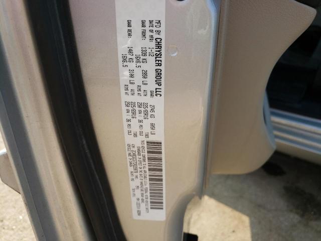 Photo 10 from auction – 2012 DODGE GRAND CARA with VIN 2C4RDGCG7CR229878