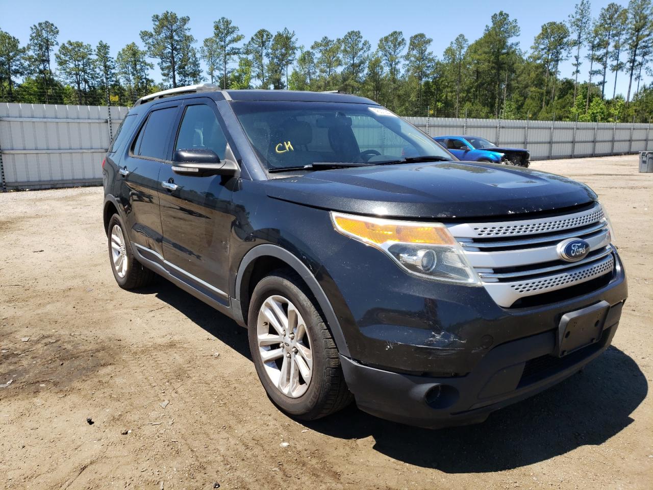 FORD EXPLORER X 2014 with VIN 1FM5K7D89EGB48618 - Photo from auction