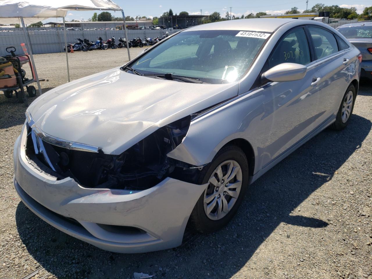Photo 2 from auction – 2011 HYUNDAI SONATA GLS with VIN 5NPEB4AC1BH049133