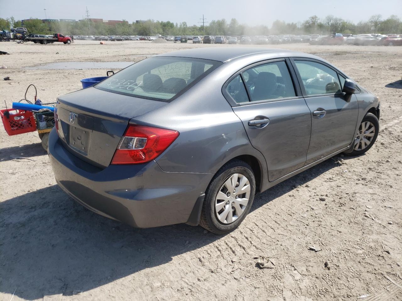 Photo 4 from auction – 2012 HONDA CIVIC with VIN 19XFB2F52CE072350