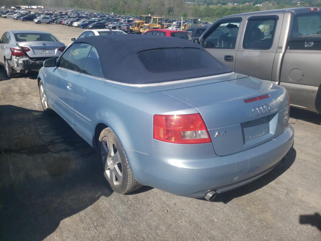 Photo 3 from auction – 2003 AUDI A4 3.0 CAB with VIN WAUAT48H93K008245