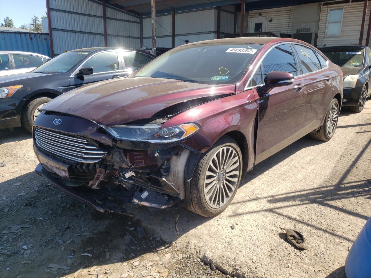 Photo 2 from auction – 2017 FORD FUSION SE with VIN 3FA6P0HD3HR394656