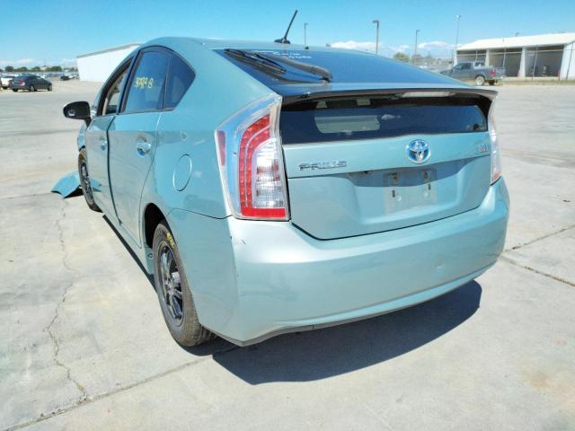 Photo 3 from auction – 2013 TOYOTA PRIUS with VIN JTDKN3DU9D5599580