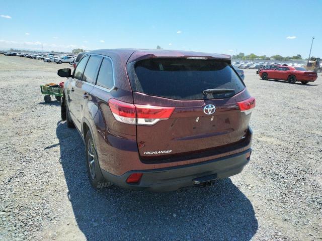 Photo 3 from auction – 2018 TOYOTA HIGHLANDER with VIN 5TDBZRFH6JS848284