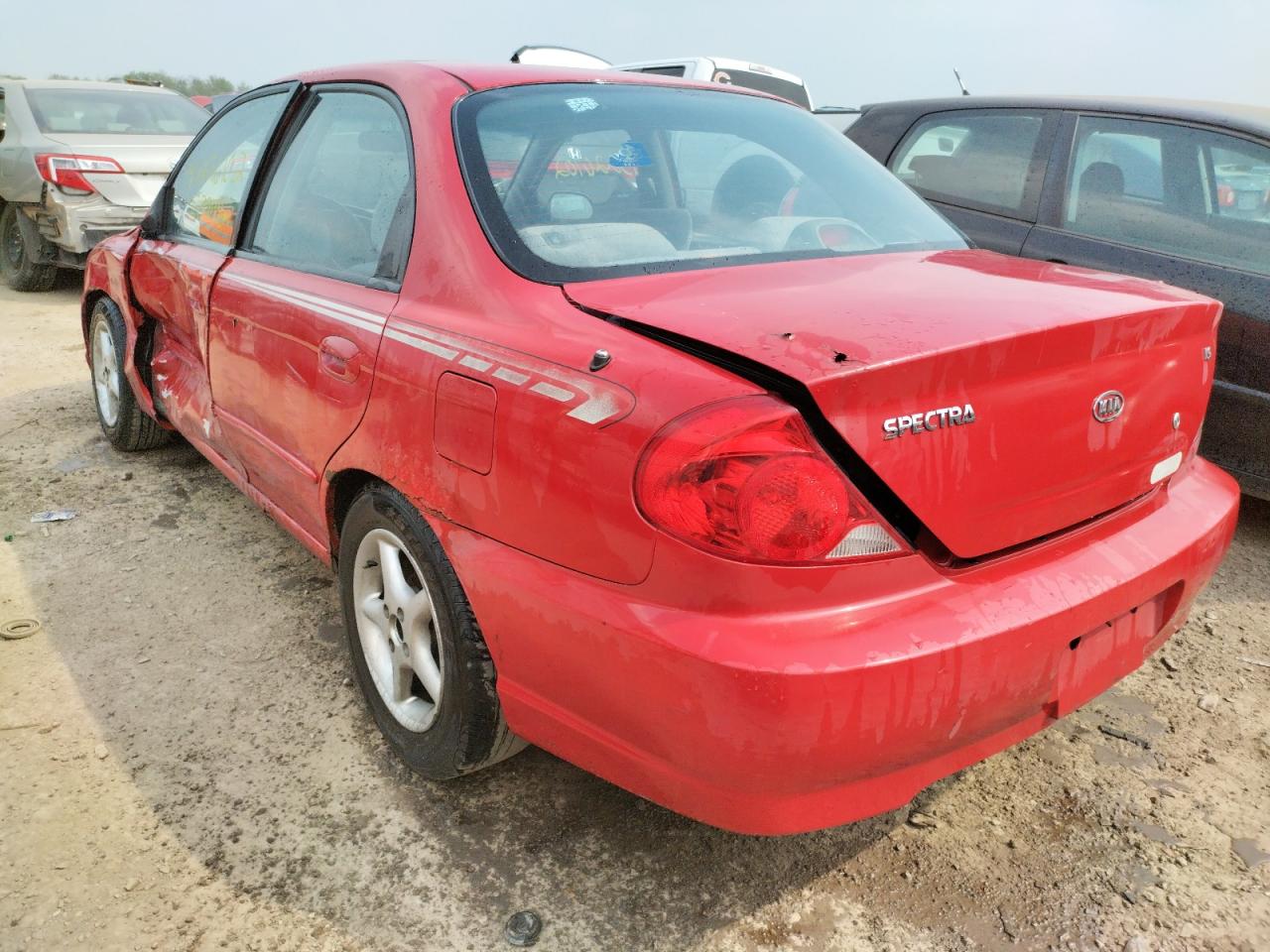 Photo 3 from auction – 2002 KIA SPECTRA BA with VIN KNAFB121825123709