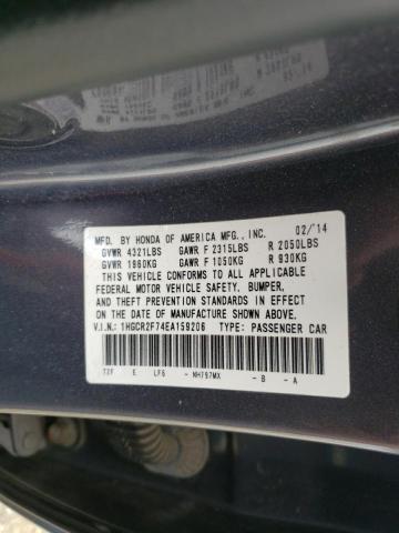 Photo 10 from auction – 2014 HONDA ACCORD EX with VIN 1HGCR2F74EA159206