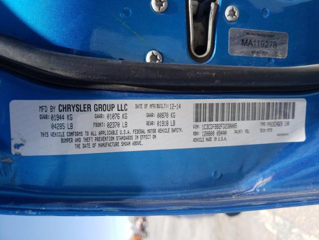 Photo 10 from auction – 2015 DODGE DART SXT with VIN 1C3CDFBB2FD238005