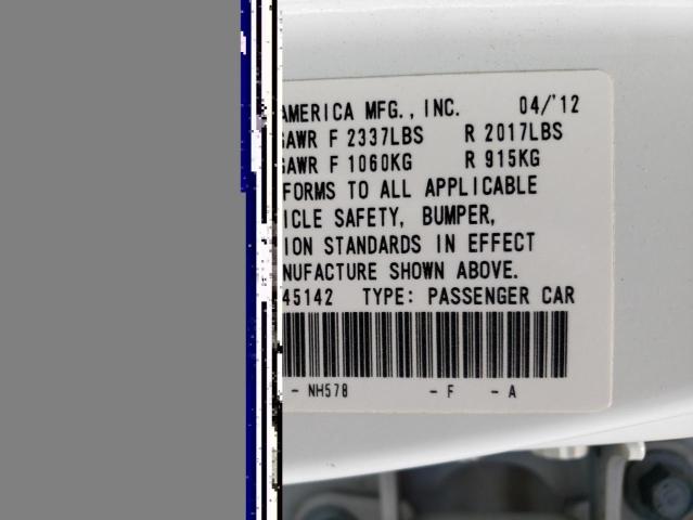 Photo 10 from auction – 2012 HONDA ACCORD LXP with VIN 1HGCP2F4XCA145142