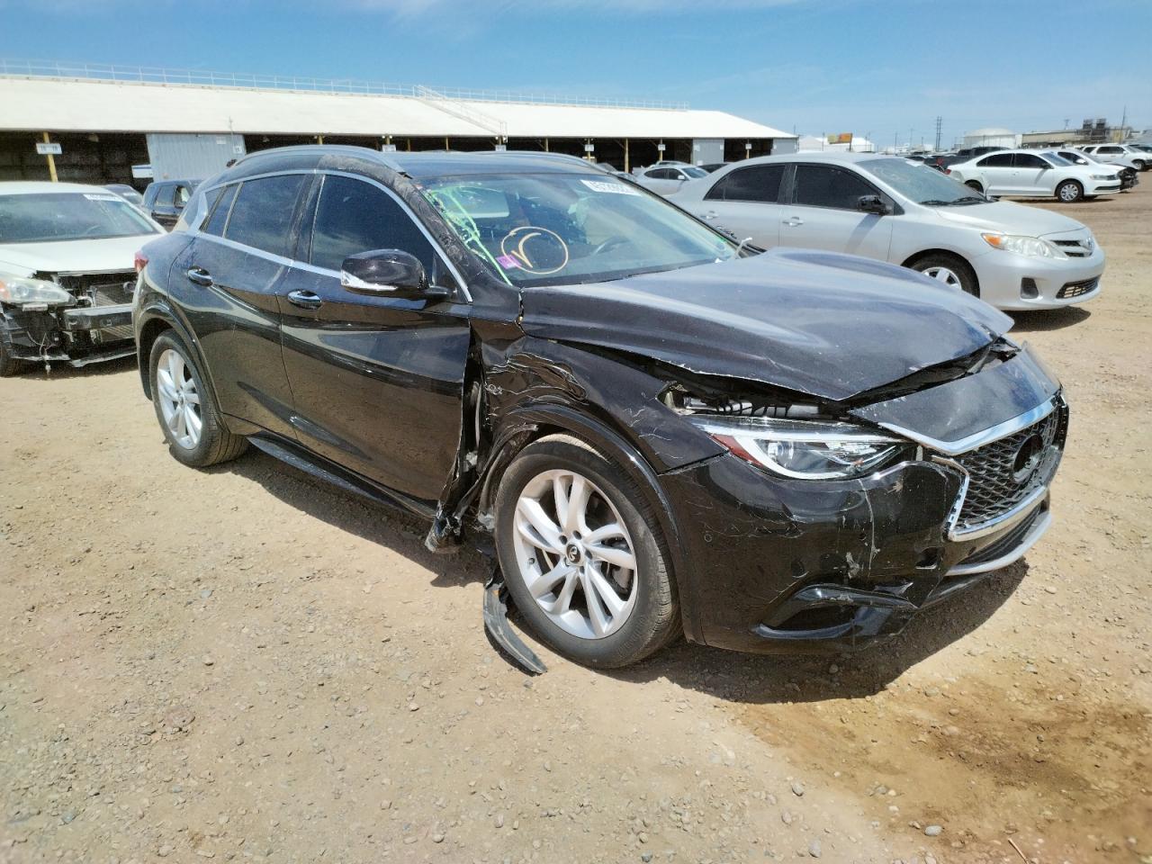 INFINITI QX30 BASE 2018 with VIN SJKCH5CP9JA059472 - Photo from auction