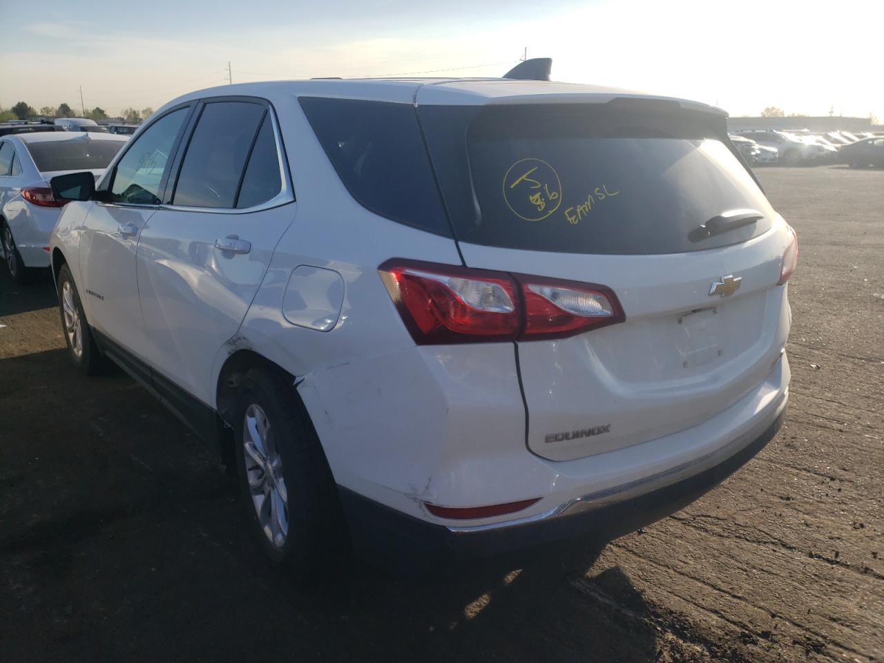 Photo 3 from auction – 2019 CHEVROLET EQUINOX LT with VIN 3GNAXJEV3KS608897